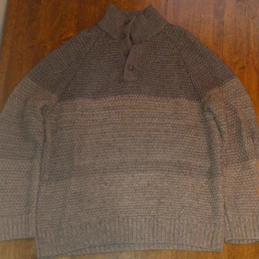 Gray Banana Republic Wool Yak Blend Knit Sweater XL